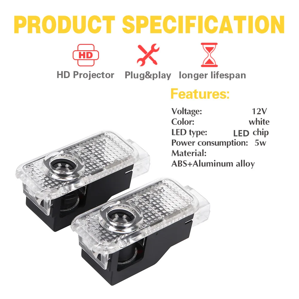LED Car Door Projector Light 3