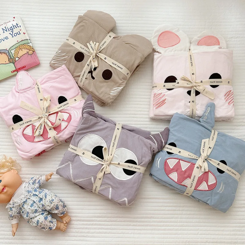 Baby Quilt Cover Cotton Soft Comfortable Breathable Children's Single Quilt Anti-dirty Protective Cover Cartoon Printing Bedding