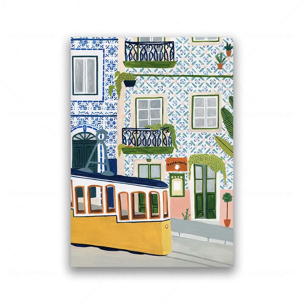 thumbnail image 1 of Póster de viaje de Positano, Ámsterdam, Lisboa, Barcelona, Londres, Florencia, Suiza, Roma, Capadocia, París, Capri, Venecia, regalo para decoración del hogar, 1 of 5