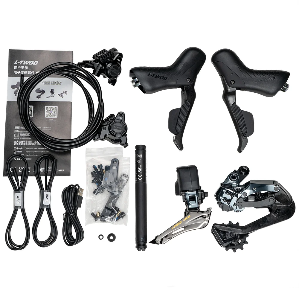 L-TWOO eR9 電動コンポセット バッテリー 充電器付き Itwoo-電子ロード