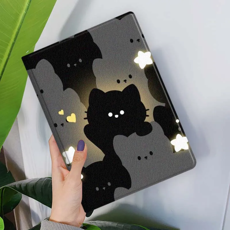 Cartoon Cat Star Tablet Case - Universal 10-Inch Cover