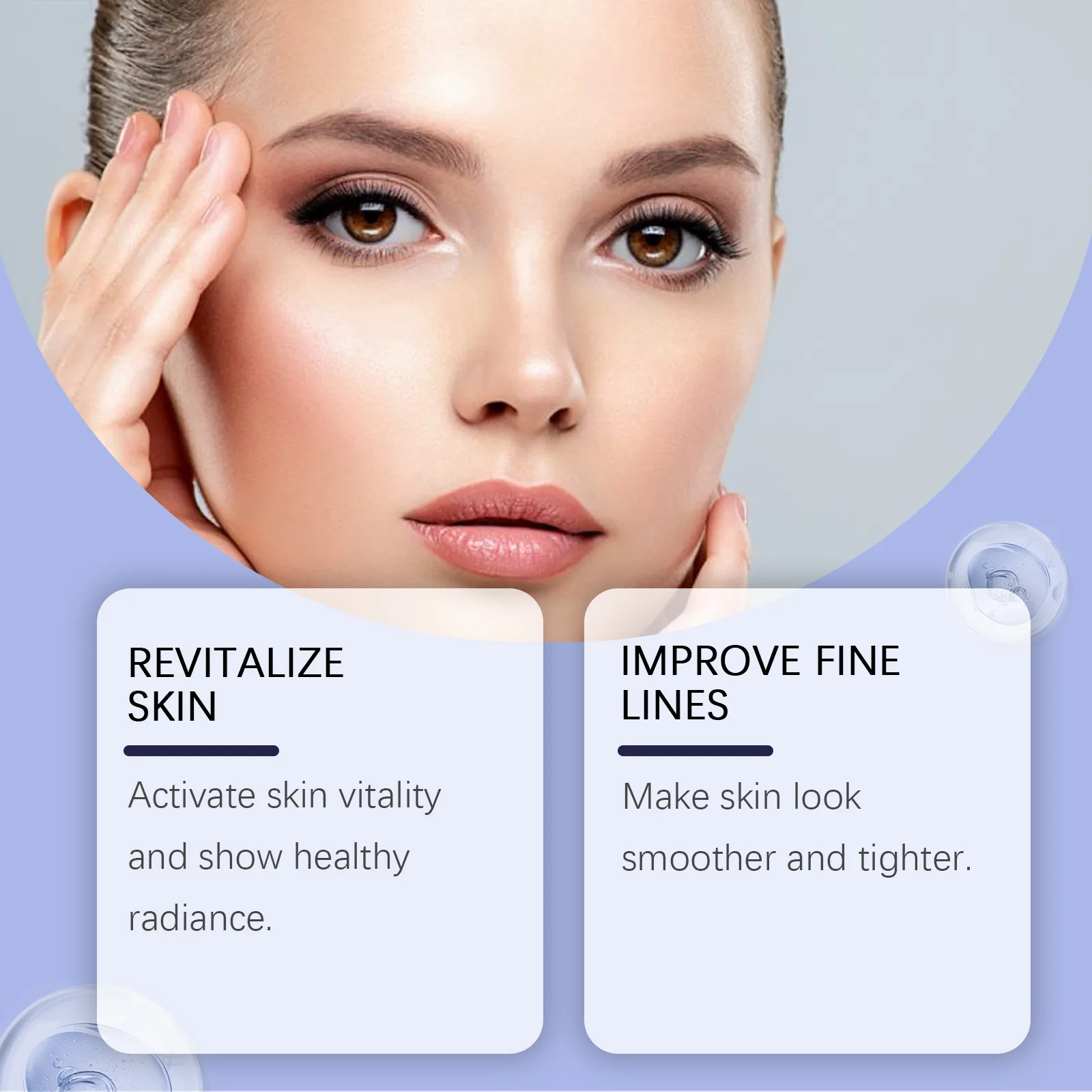 Copper Peptide Serum Anti Aging Remove Wrinkles Fade Fine Lines Shrink Pores Hydrating Soothing Repairing Firming Facial Essence 3