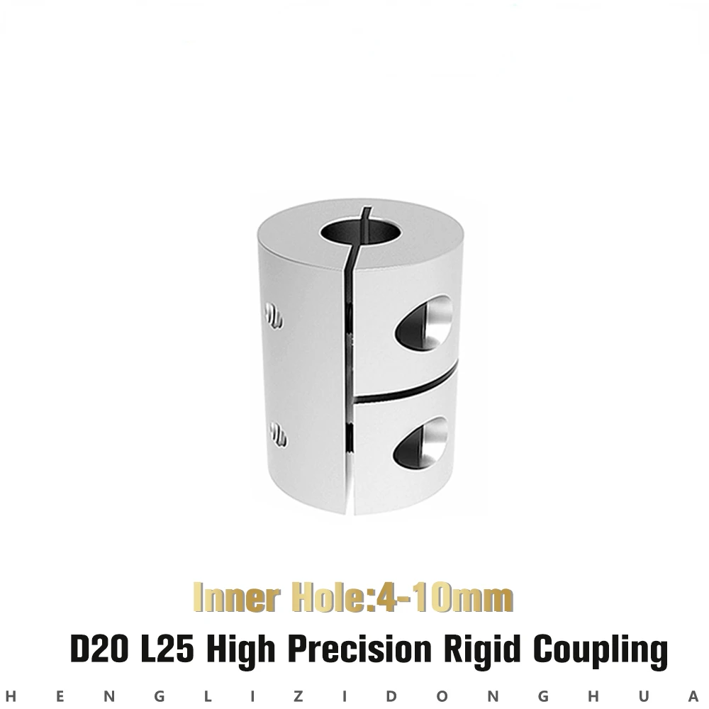 Rigid Shaft Coupler Clamp for 3D Printer T8 Lead Screw Stepper Servo Motor Coupling D20 L25 5x8 1PC for Ender 3 Ender 5 Sapphire shaft coupler,shaft connector,rigid shaft coupler