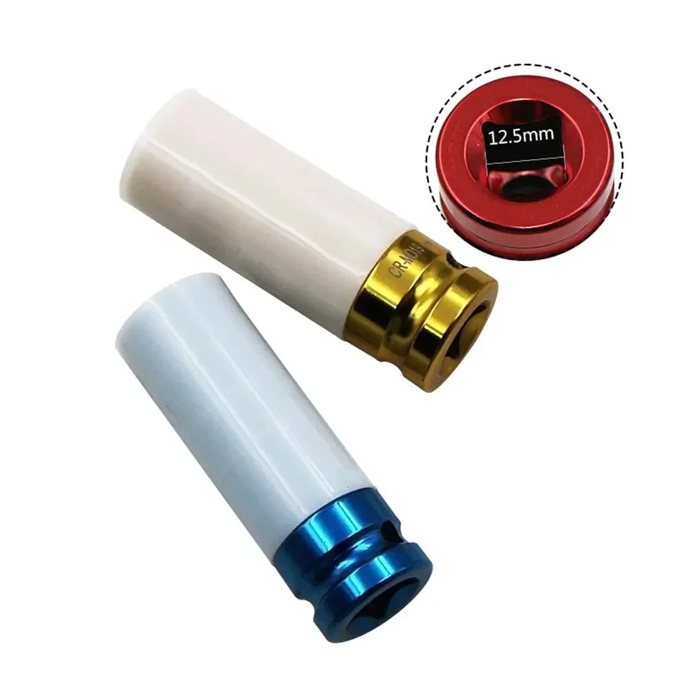 1/2 "3Pcs alloy sleeve drive thin wall wheel depth impact nut removal socket Set 17mm 19mm 21mm car garage maintenance repai