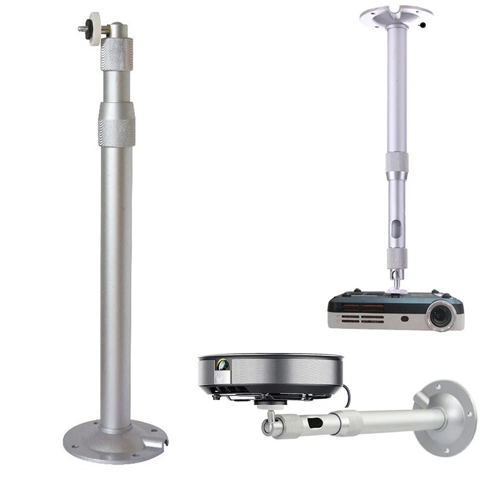 

20-40cm Hanger Aluminum Alloy Ceiling Projector Bracket Wall Mount Universal 360° Degree Holder Projector Accessories