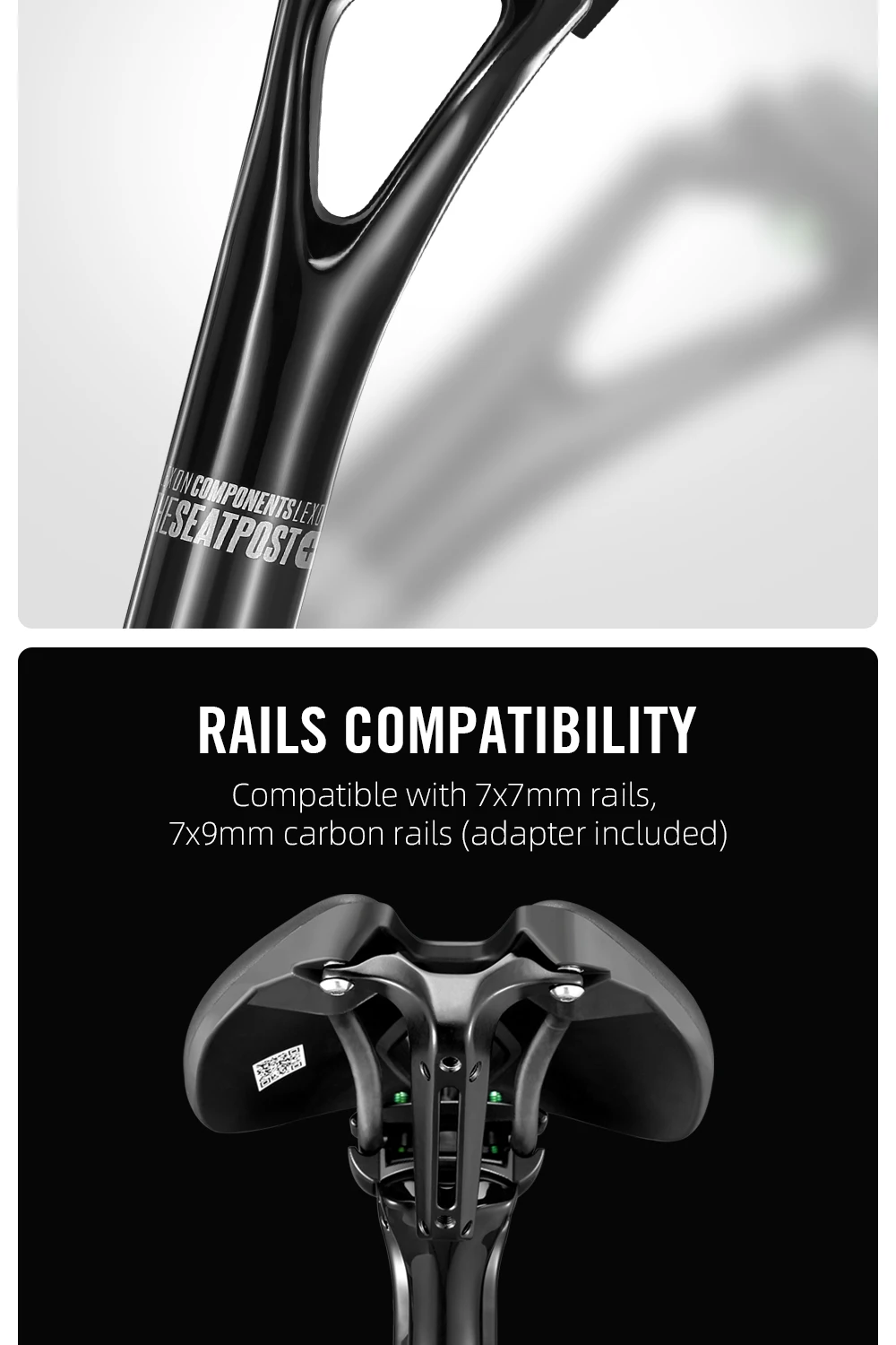 Lexon Carbon Sattelstütze 27,2/31,6 MM Fahrrad MTB Straße Kies 400 MM 5mm offset sitzrohr Berg Radfahren FÜR Fahrrad Zubehör – Detail 6