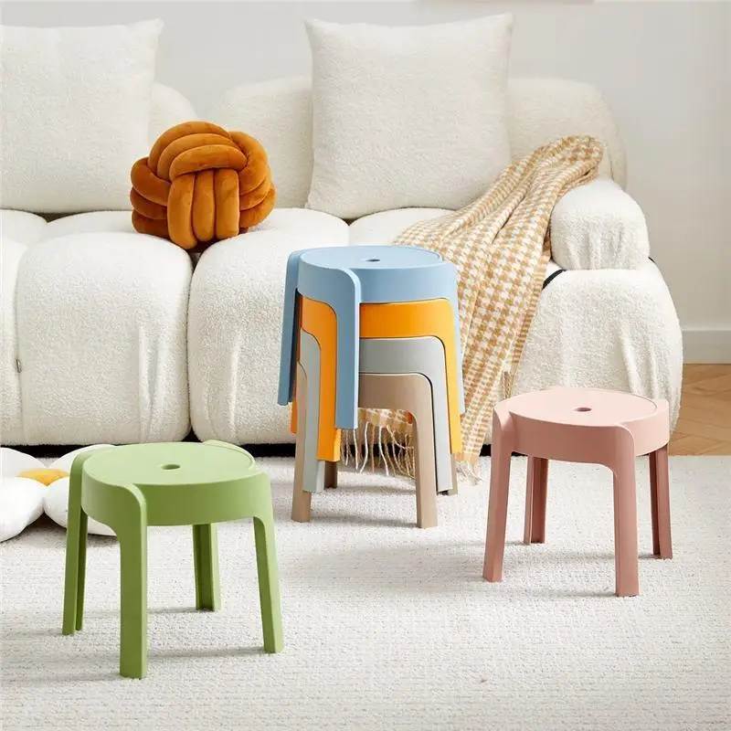 

MK1250-Plastic thick household round stool