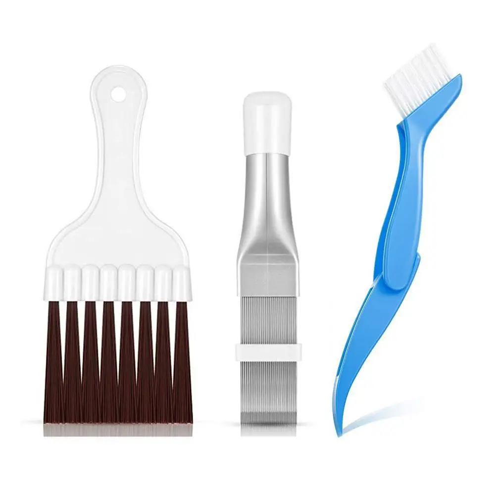 Air Conditioner Condenser Fin Cleaning Brush Coil Condenser Brush AC Fin Comb Stainless Steel Air Refrigerator Fin Brush 2