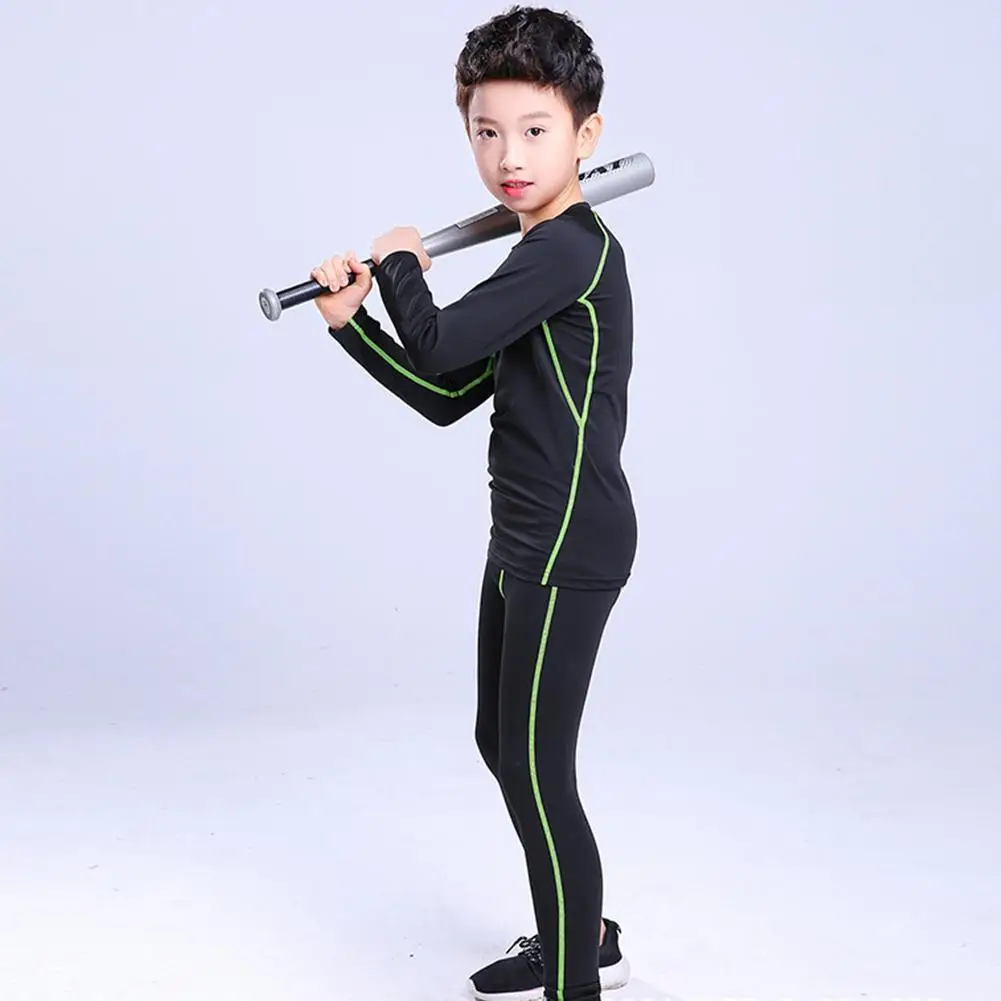 Kids Sportswear Thermal Underwear Basketball Soccer Clothes