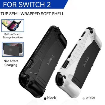 Funda protectora mejorada para Switch 2025, carcasa de TPU ergonómica y cómoda, para funda protectora portátil NS Switch 2, accesorios para juegos