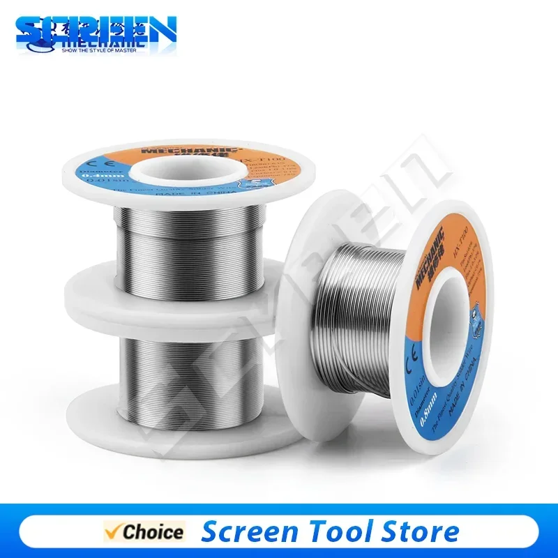 Soldering Wire Mechanic HX-T100 Mild Rosin Core 50g 0.3-1.2mm For iPhone Samsung Repair