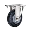 Factory Direct Sale 80-200mm Diameter Wheel Rubber Swivel Caster Industrial Multifunctional Trolley Caster 4