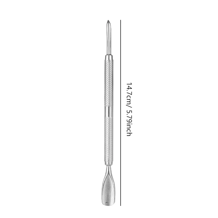 Stainless Steel Cuticle Pusher Manicure Tools 1Pc
