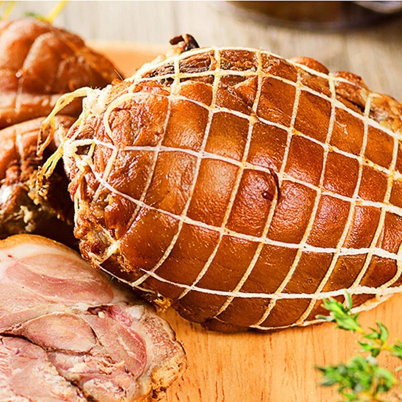 Sausage Stuffing Machine 3/5 Meter Meat Net Ham Sausage Net Butcher's String Sausage Roll Cooking Hot Dog Packaging Tools String Bag