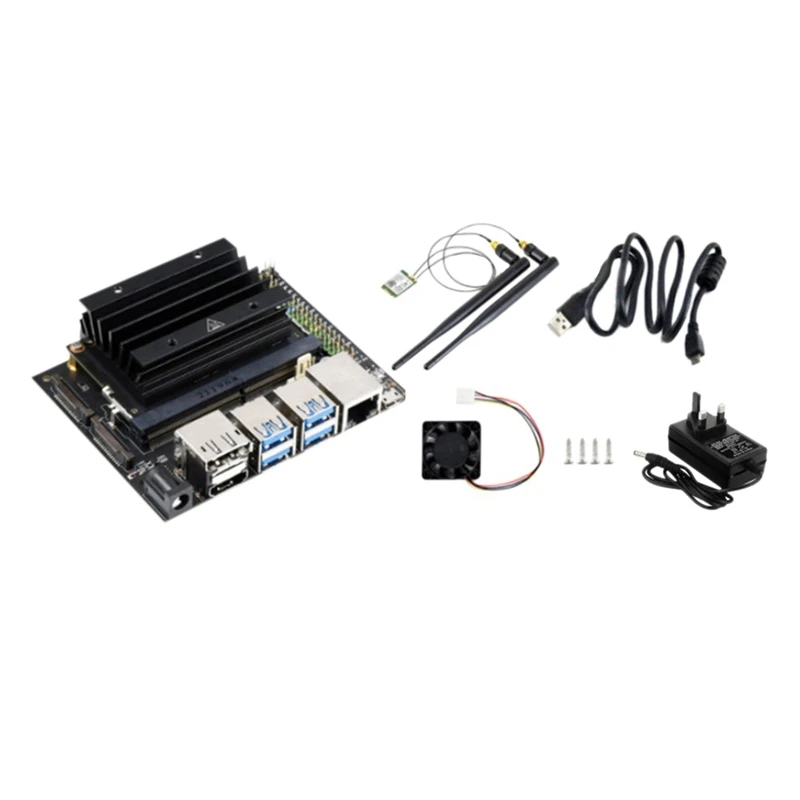 

For Jetson Nano 4GB Developer Kit AI Artificial Intelligence Development Board DIY Module With Cooling Fan UK Plug