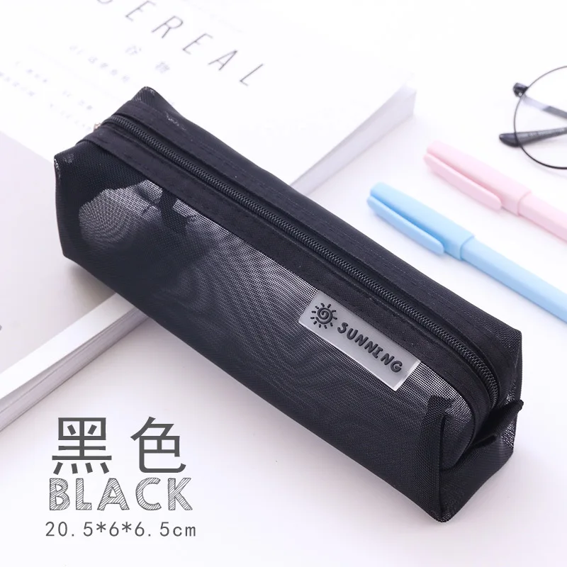 School pencil case Morla store, simple black pencil case, soft pencil case,  cosmetic bag - AliExpress