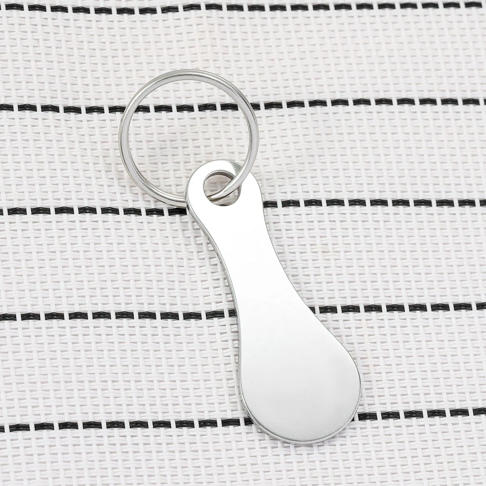 Shopping Token Trolley Key Keychain Coin Quarter Grocery Supermarket Holder Key Ring Metal Ring Unlock Coins 1Pcs key chains