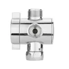 1/2 Inch Three Way T-adapter  For Toilet Bidet Shower Head Diverter Bathroom accessories 2