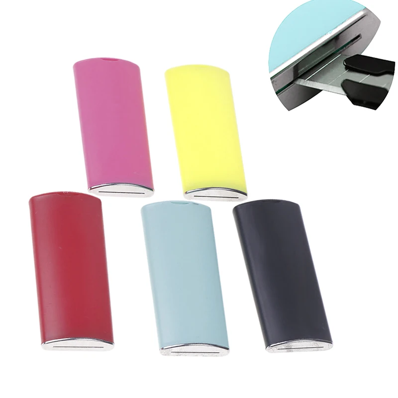 Metal Waste Blade Storage Box Safety Professional Blade Disposal Container Vinyl Carbon Fiber queegee Tool convenient