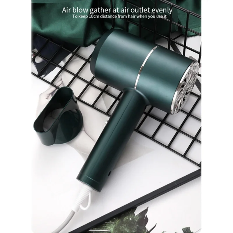 500W Hairdryer Brush Ceramic Styler with Diffuser, Lightweight Fast Drying Travel Blow Dryer 5