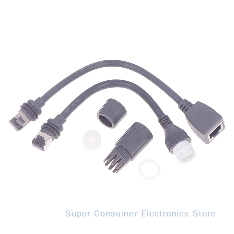 RJ45 Dish Router Converter Cable for Starlink Satellite Rectangular Extender Adapter Gen 3