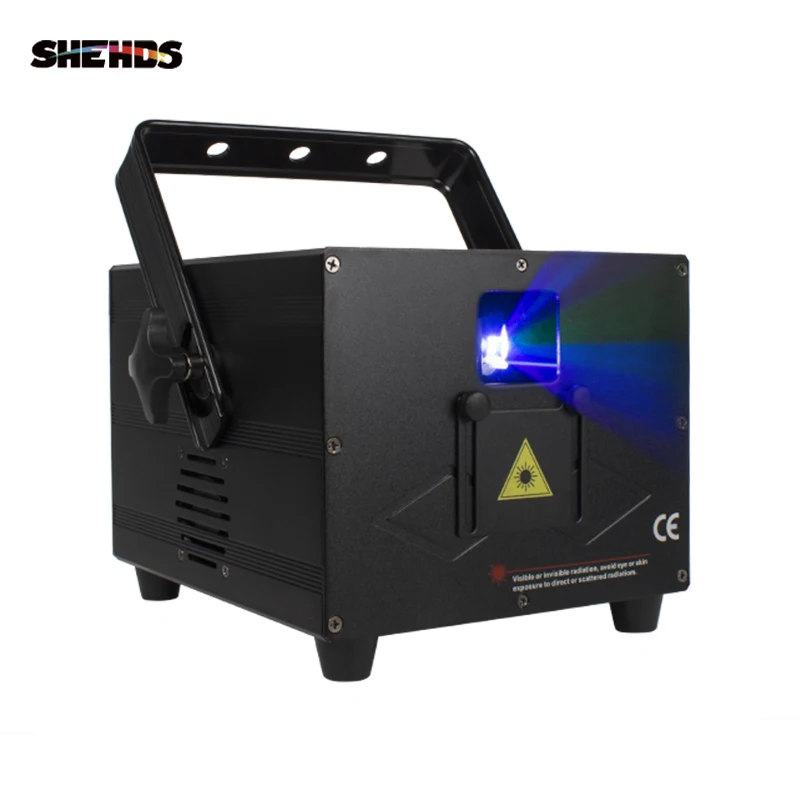 SHEHDS Full Color 3D Effect 3000MW RGB Scanner Lights DJ Party Bar proiettore da discoteca illuminazione scenica