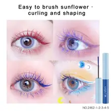 

5 Color Mascara Waterproof Lengthens Eye Lash Rimel 4d Curling Maskara Volume 4D Silk Fiber Eyelash Mascara Cosmetics