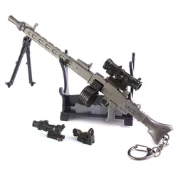 Zinc Alloy Military Figure Accessory with Detachable Features - Miniature Keychain Collection Gift (Model with Stand)
