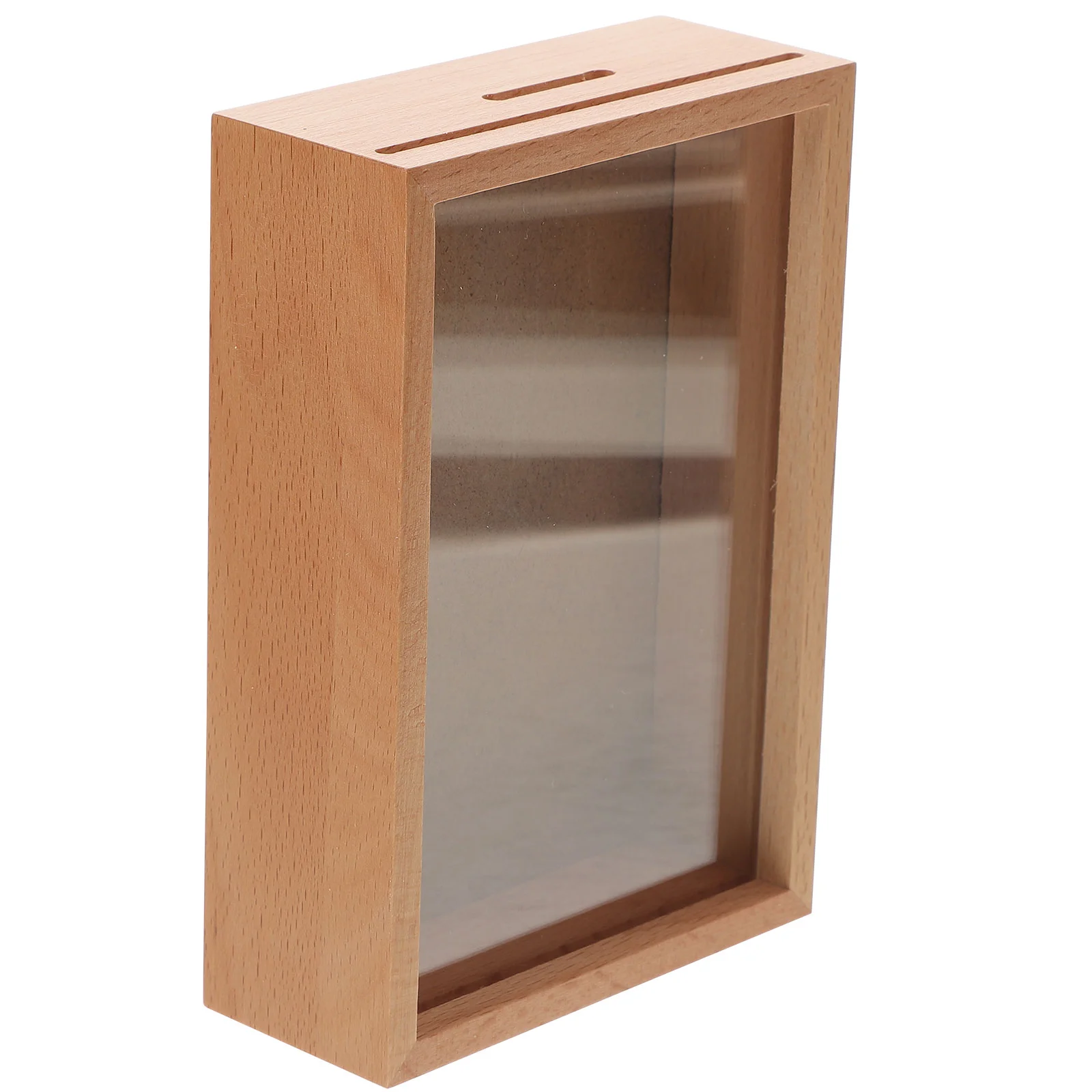 

Piggy Bank Wood Money Saving Box Money Jar Coin Bank Saving Pot Wooden Photo Frame
