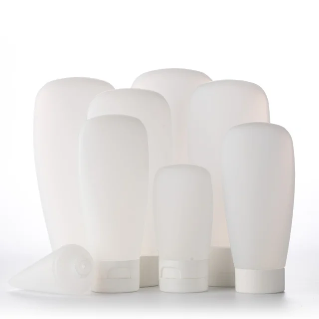 Kit de Garrafas Recarregáveis de 3 Peças: Viagem Prática e Sem Derramamentos