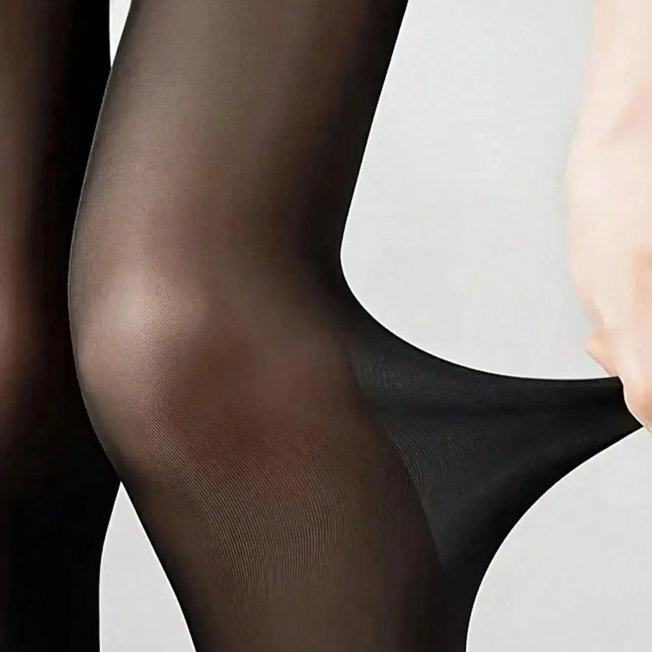 Schwarze Transparente Strumpfhose für die Arbeit Unsichtbare Reißfeste Strümpfe für Frauen Professionelle Langlebige Alltags- und Pendler-Strümpfe – Detail 3