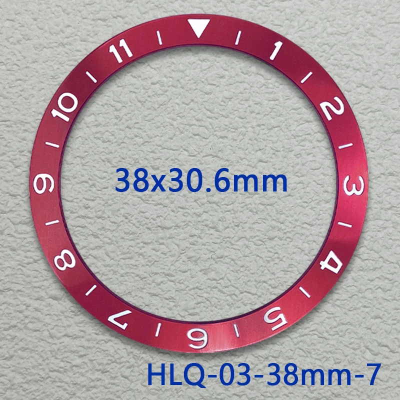 High-Quality Alloy Watch Bezel Insert 38mm x 30.6mm