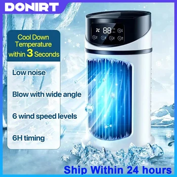 Condizionatore d'aria portatile USB, mini condizionatore d'aria, ventilatore rinfrescante ad acqua, climatizzatore per casa e ufficio