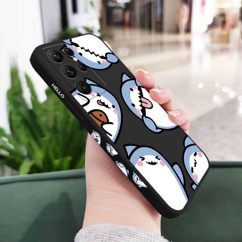 Adorable Shark-Themed Phone Case Cover