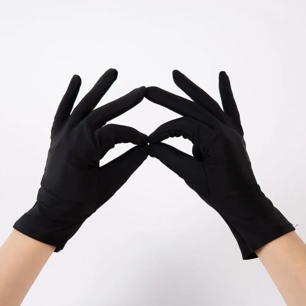 Black Silk Liner Gloves for Men Bike Motorcycle Skiing