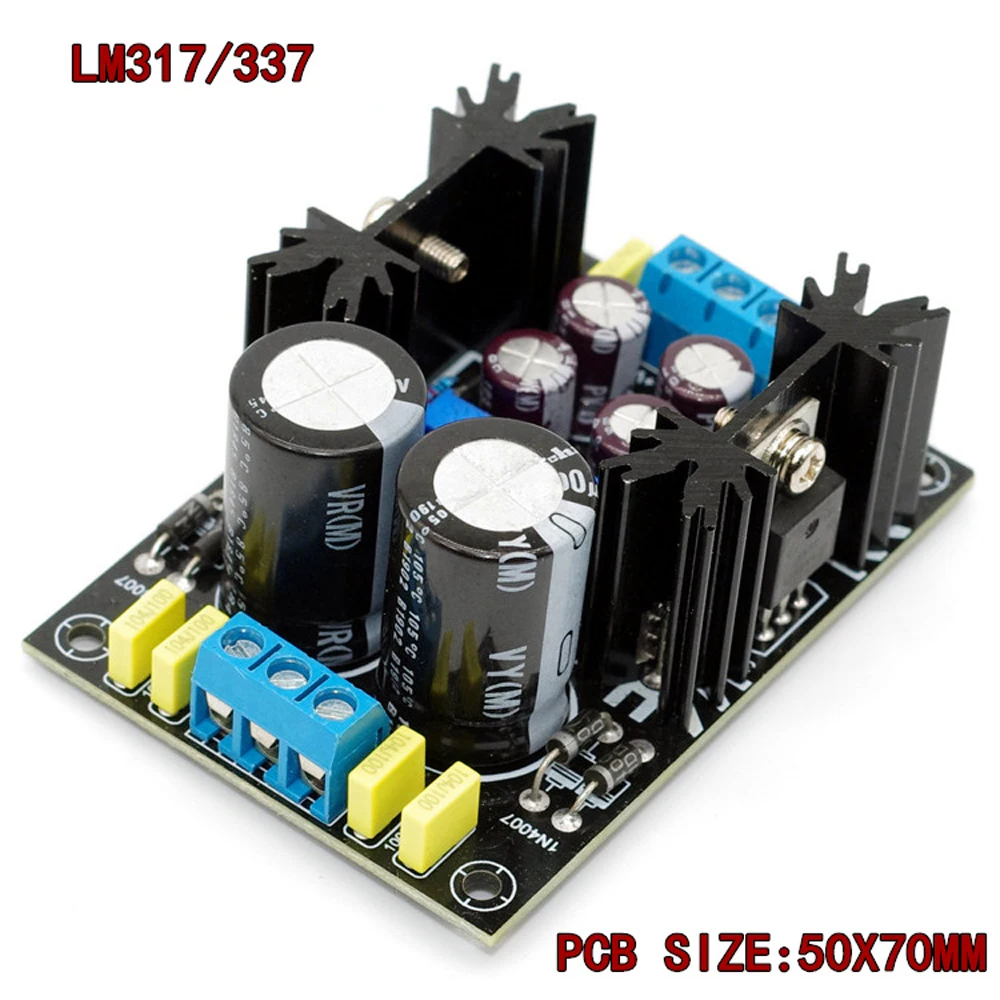 AC ZU DC LM317 LM337 Einstellbare Positive Negative Netzteil Spannung Regler Dual Power 5V 12V 15V 19V 24V FÜR Verstärker – Detail 4