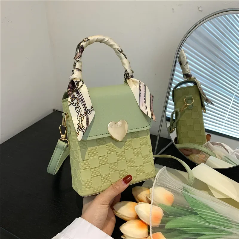 Western Style Small Crossbody Bag Fresh Scarves Handbag Popular New Autumn Messenger Shoulder Bag Luxury Brand Shoulder Bag