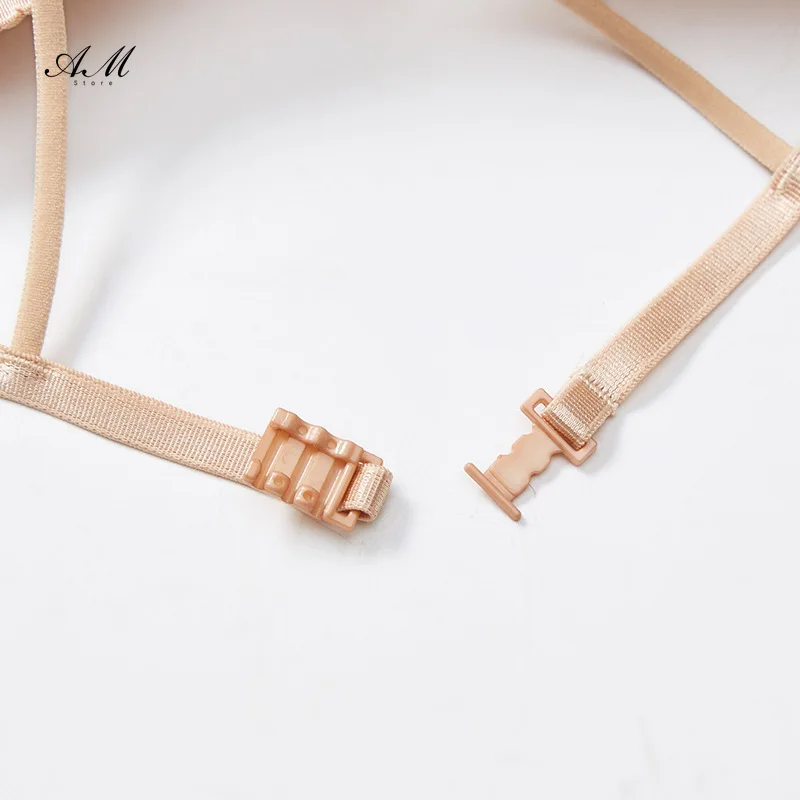 Women Bra Seamless Underwear Women Ultra-thin Thin Shoulder Strap Girls Backless Bras Push Up Bra One Piece Bra