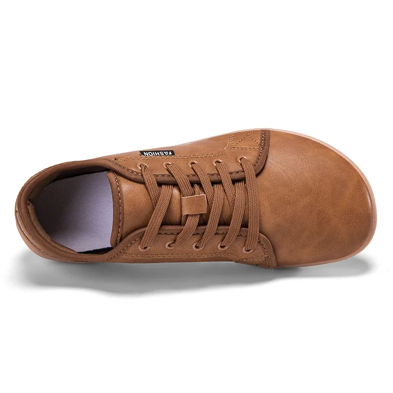 Popular Hot Sale Minimalist Shoes for Men Women Wide Toe Barefoot Zero Drop Shoes Casual Artificial Leather Lightweight Walking 5