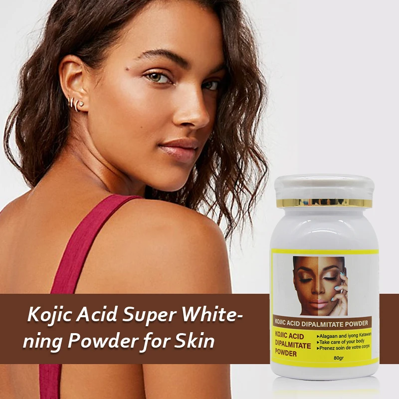 

2022 Kojic Acid Super Whitening Powder Remove Hyperpigmentation Acne Improve Skin Texture Cleans Skin Pores and Removes Dirt