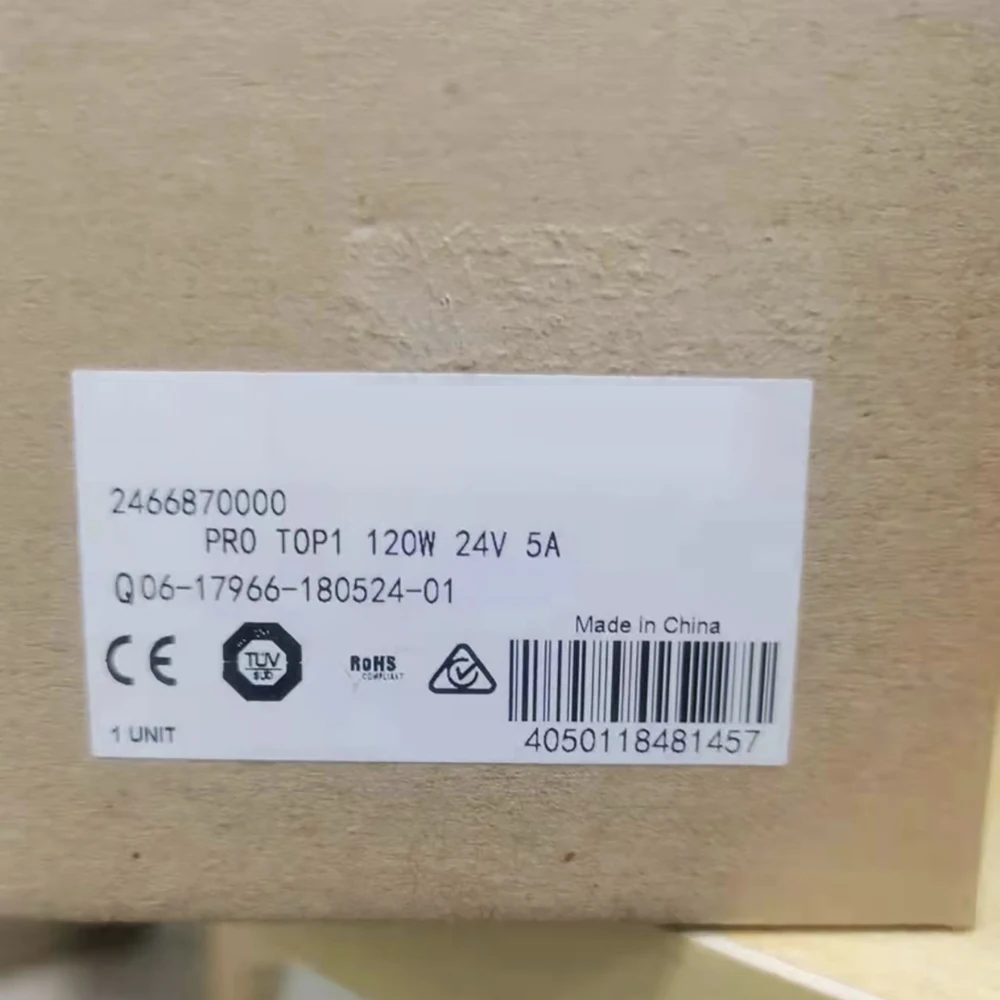 2466870000 For Weidmuller Switch Power Supply PRO TOP1 120W 24V 5A 4 2466870000 For Weidmuller Switch Power Supply PRO TOP1 120W 24V 5A - Image 2