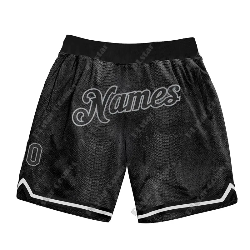 Summer 3D Printing New Custom Graffiti Custom Name Fashion Men's Basketball Shorts Casual Sports Series Shorts