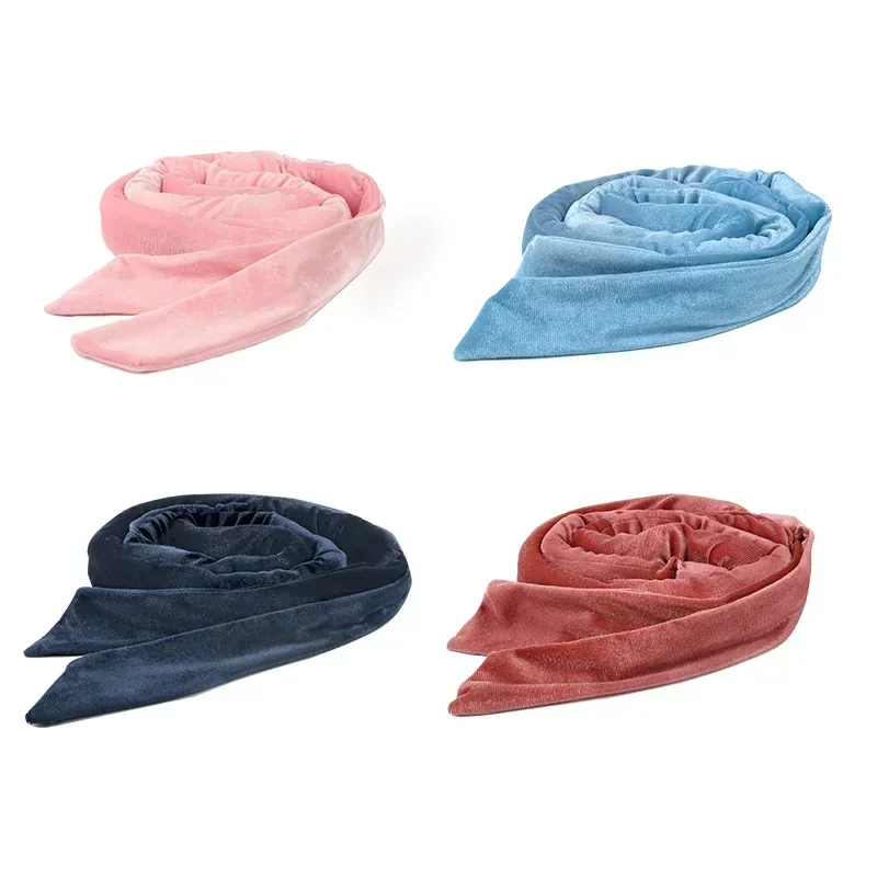 Girls Heatless Curler Rod Headband No Heat Hair Rollers Velvet Bow Tie Curls