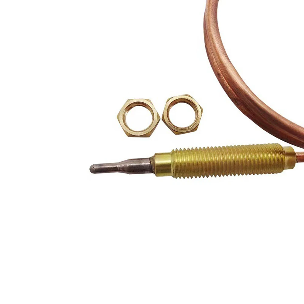 Durable Thermocouple Sensor Gas Fireplace Accessory Accurate Temperature Probe For Gas Heaters Ovens Water Heaters gas thermocouple valve