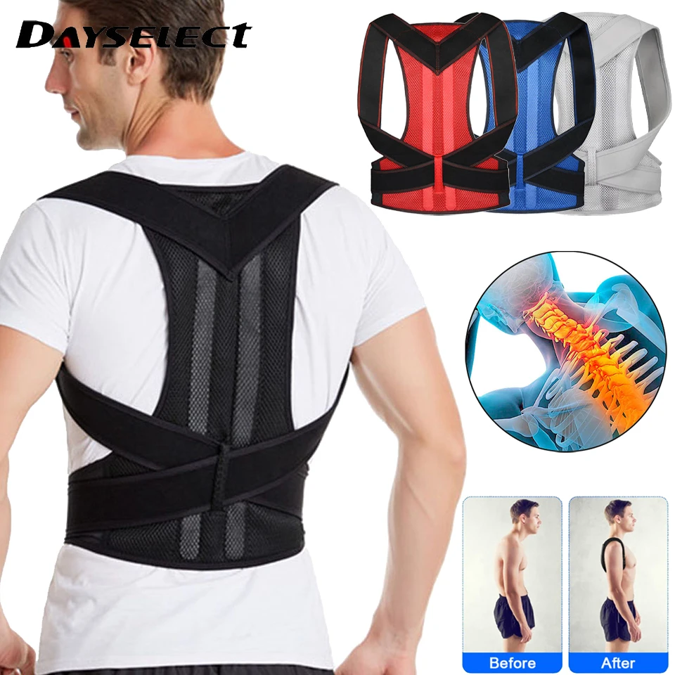 Posture Corrector Back Brace Clavicle Support Stop Slouching and Hunching Adjustable  Back Trainer Unisex Correction Belt