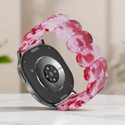 Resin Sport Strap Bracelet - Galaxy Watch 8 44mm (Peach pink)