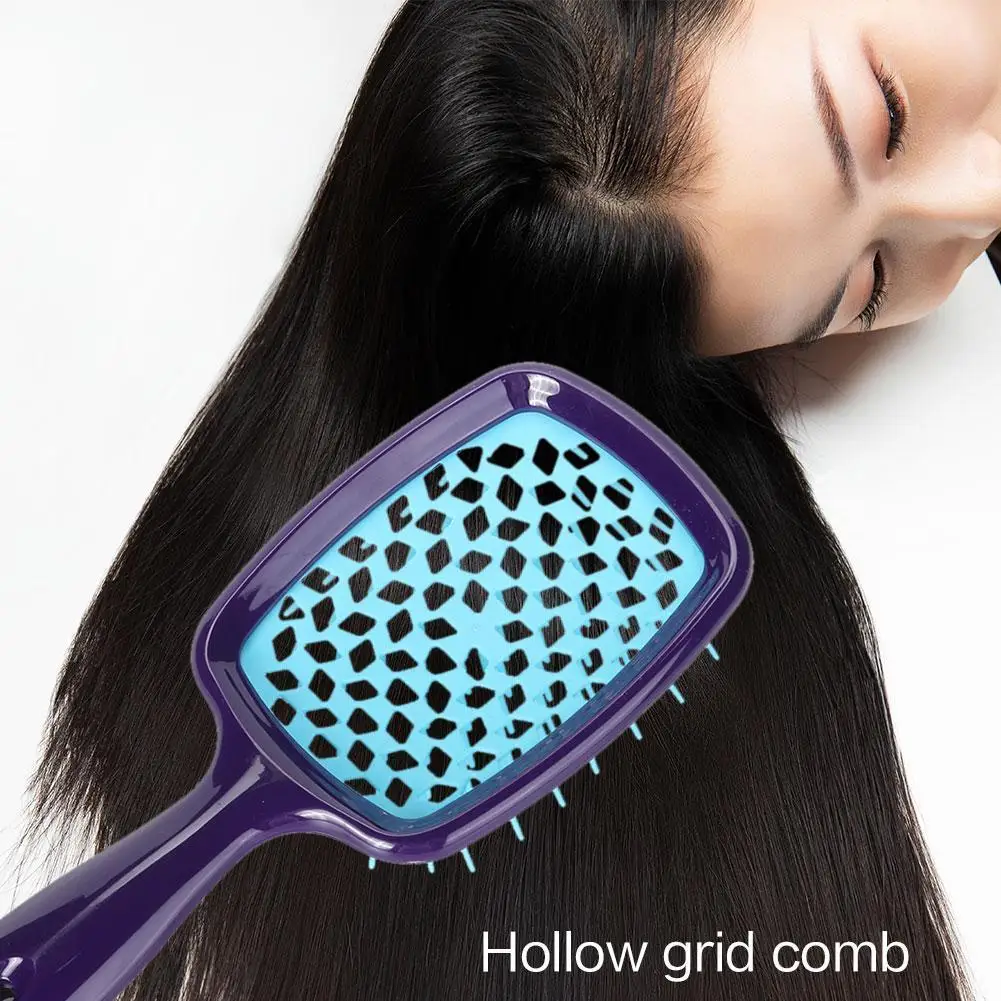 Wide Teeth Air Cushion Combs Women Scalp Massage Hollow Grid Dry Wet Airbag Tool