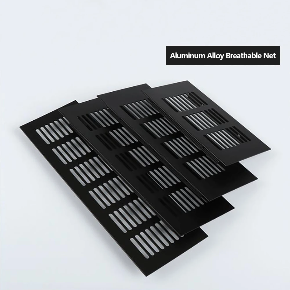

1Pc Vent Perforated Sheet Aluminum Air Vent Ventilator Grille Cover Ventilation For Closet Shoe Air Conditioner Home Decor Cover