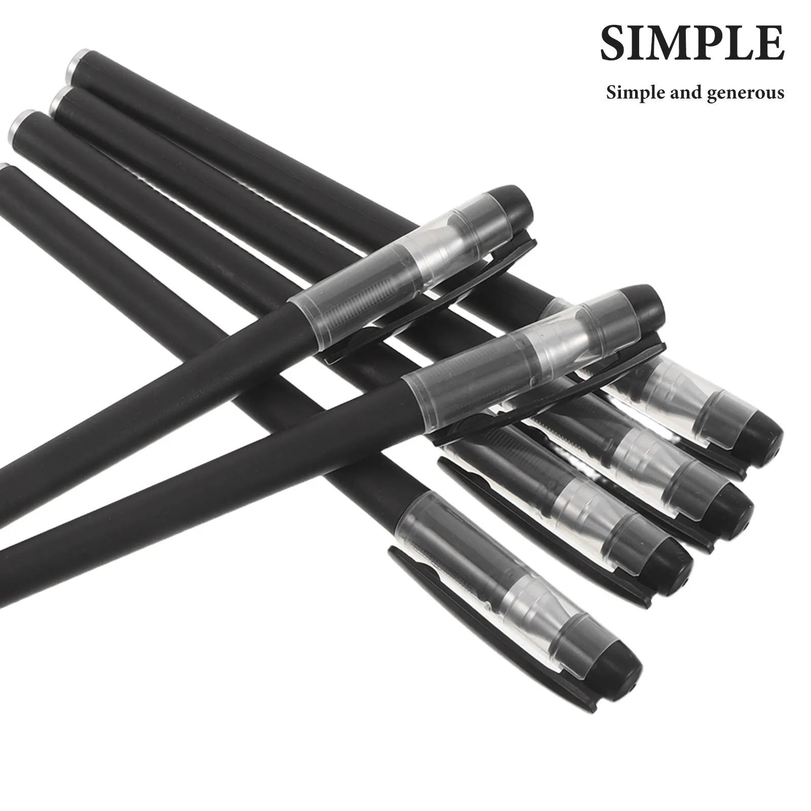 100Pcs 빈 젤 펜 쉘 리필 가능 볼펜 배럴 13Cm 플라스틱 튜브 교실 사무실 학습 용품 문구