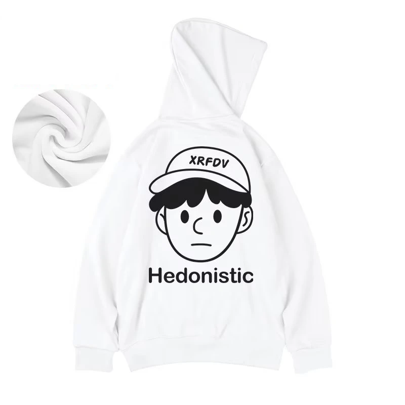 Hooded Sweater Men's Trendy Brand Large Size M-8XL Men's Autumn And Winter Style Plush And Thick Fat Hip-hop Pullover Jacket